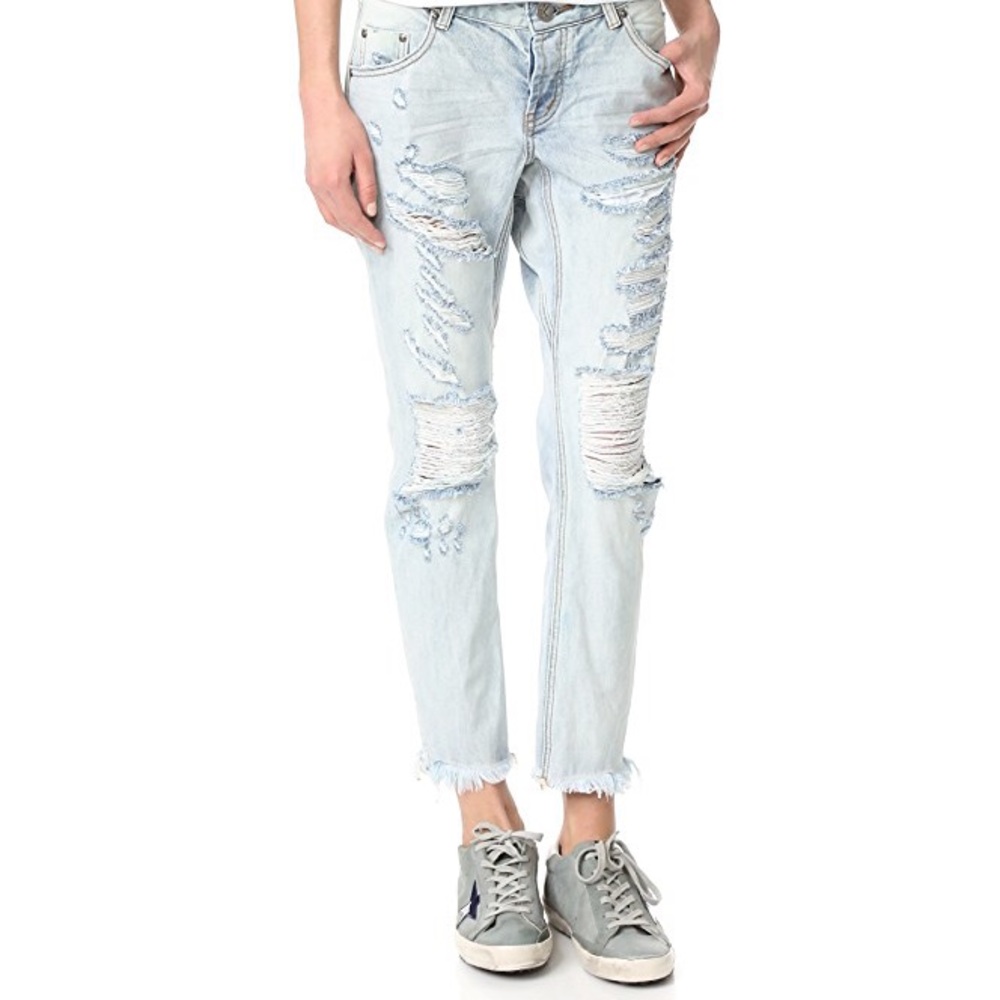 ONE X ONETEASPOON Lonely Boys Distress Jeans